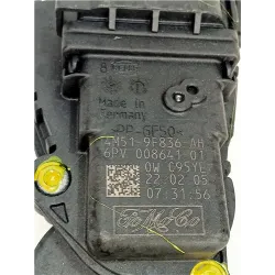Recambio de potenciometro pedal gas para mazda 3 berlina (bk)(2003) 2.0 referencia OEM IAM 4M519F836AH  