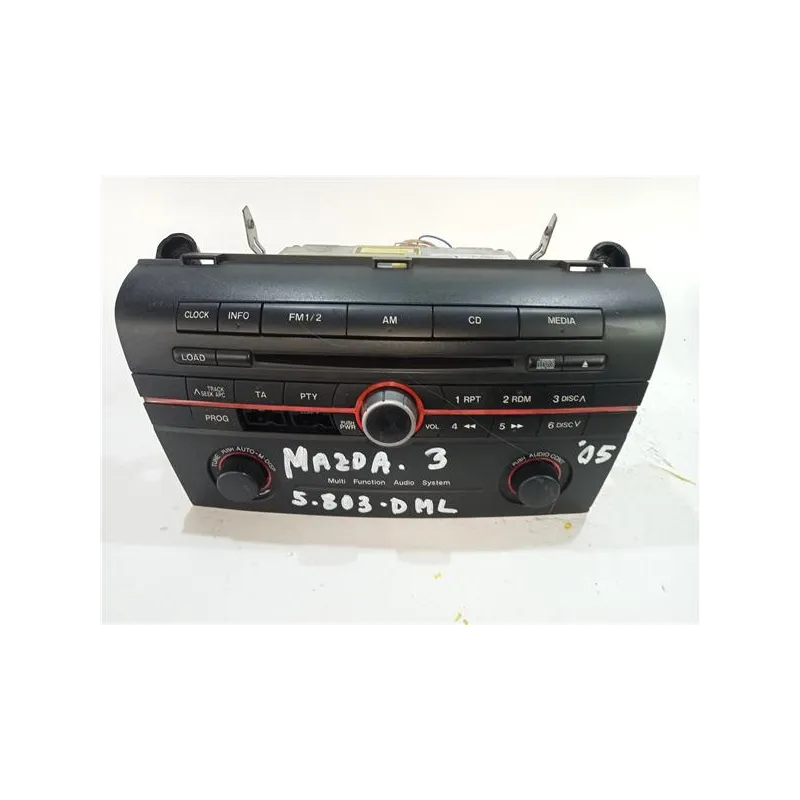 Recambio de radio cd para mazda 3 berlina (bk)(2003) 2.0 referencia OEM IAM 14794008  