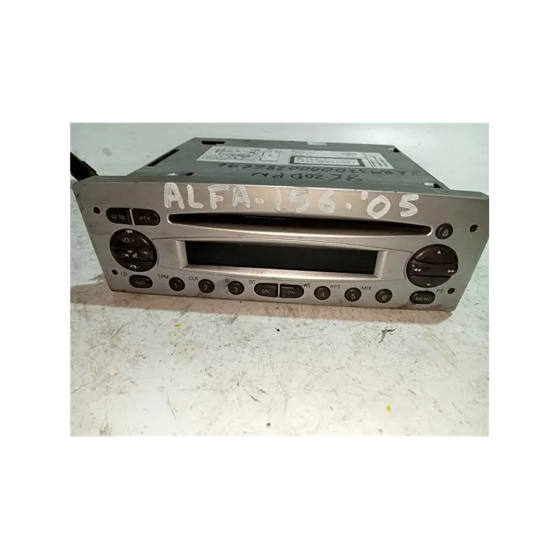Recambio de radio cd para alfa romeo 156 (2003) referencia OEM IAM 7643311316  