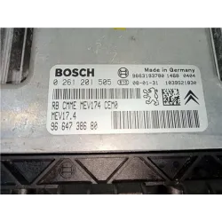 Recambio de centralita inyeccion para peugeot 206 berlina 4-pt. (09.2006) referencia OEM IAM 0261201505 MEV174  