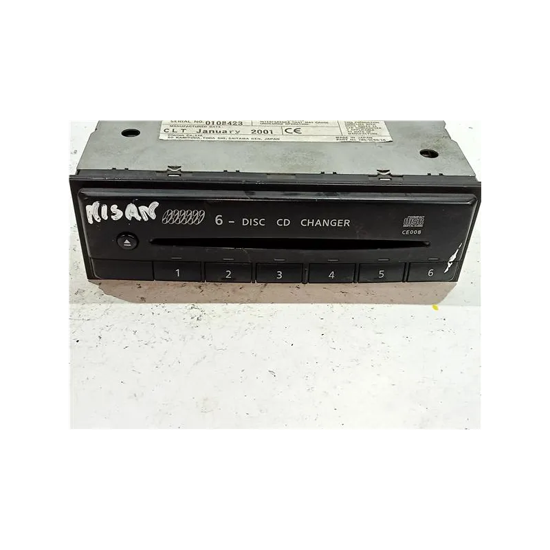 Recambio de radio cd para nissan almera (n16/e)(01.2000) 2.2 di referencia OEM IAM B818489961  