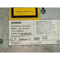Recambio de radio cd para nissan almera (n16/e)(01.2000) 2.2 di referencia OEM IAM B818489961  
