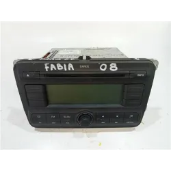 Recambio de radio cd para skoda fabia (5j2)(2007) 1.4 tdi referencia OEM IAM 5J0035161A  