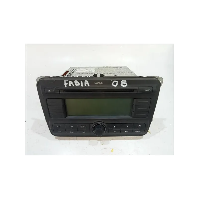 Recambio de radio cd para skoda fabia (5j2)(2007) 1.4 tdi referencia OEM IAM 5J0035161A  