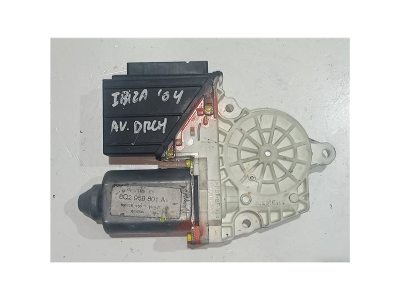 Recambio de motor elevalunas delantero derecho para seat ibiza (6l1)(04.2002) 1.9 tdi referencia OEM IAM 6Q2959801A  