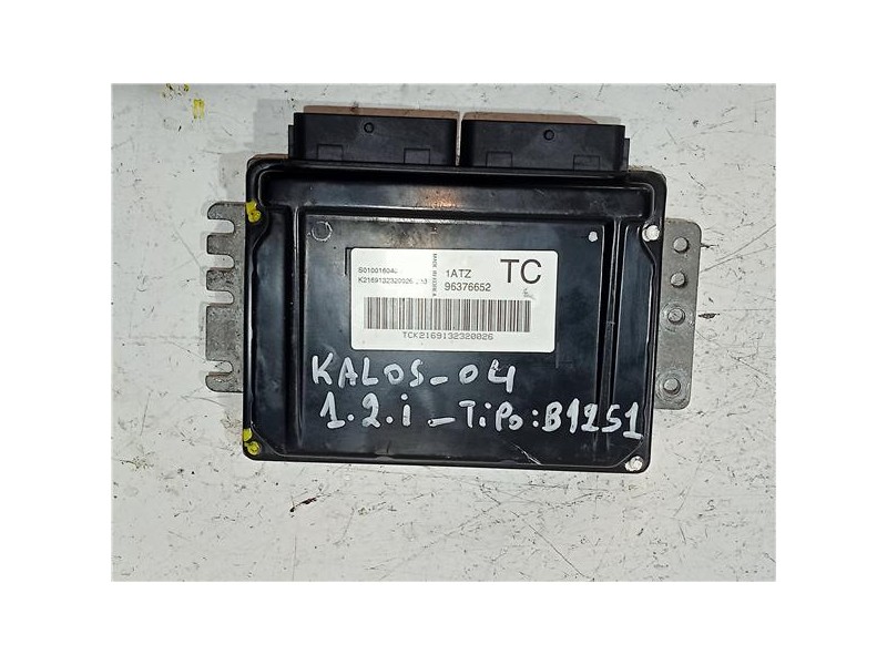 Recambio de centralita inyeccion para daewoo kalos (2002) 1.2 se [1,2 ltr. - 53 kw cat] referencia OEM IAM S010016040A6  