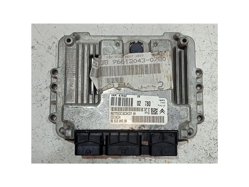 Recambio de centralita inyeccion para peugeot 207 (2006) 1.4 confort [1,4 ltr. - 50 kw hdi] referencia OEM IAM 0281012985 EDC16C
