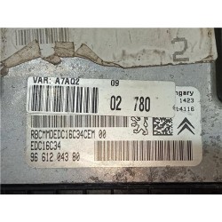 Recambio de centralita inyeccion para peugeot 207 (2006) 1.4 confort [1,4 ltr. - 50 kw hdi] referencia OEM IAM 0281012985 EDC16C