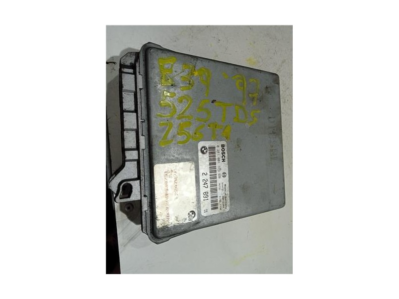 Recambio de centralita inyeccion para bmw serie 5 berlina (e39)(1995) 2.5 525tds [2,5 ltr. - 105 kw turbodiesel cat] referencia 