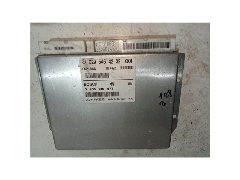 Recambio de centralita abs para mercedes-benz clase a (bm 168)(05.1997) 170 cdi (168.009) cdi cat referencia OEM IAM 0295454232Q