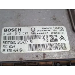 Recambio de centralita inyeccion para peugeot 207/207+ (wa_, wc_) 1.4 hdi referencia OEM IAM 0281012523. 9657699480  