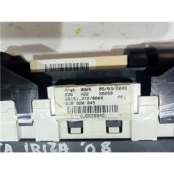 Recambio de mandos climatizador para seat ibiza berlina (6j5)(06.2008) 1.9 tdi referencia OEM IAM 6J0820045  