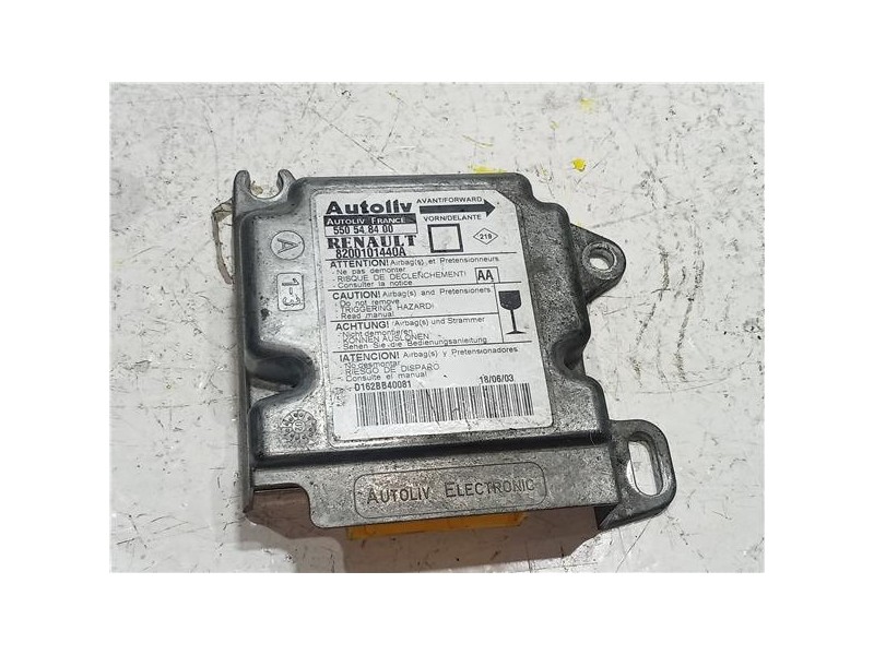 Recambio de centralita airbag para renault megane i scenic (ja0)(1996) 1.9 d 80cv referencia OEM IAM 550548400 AA  