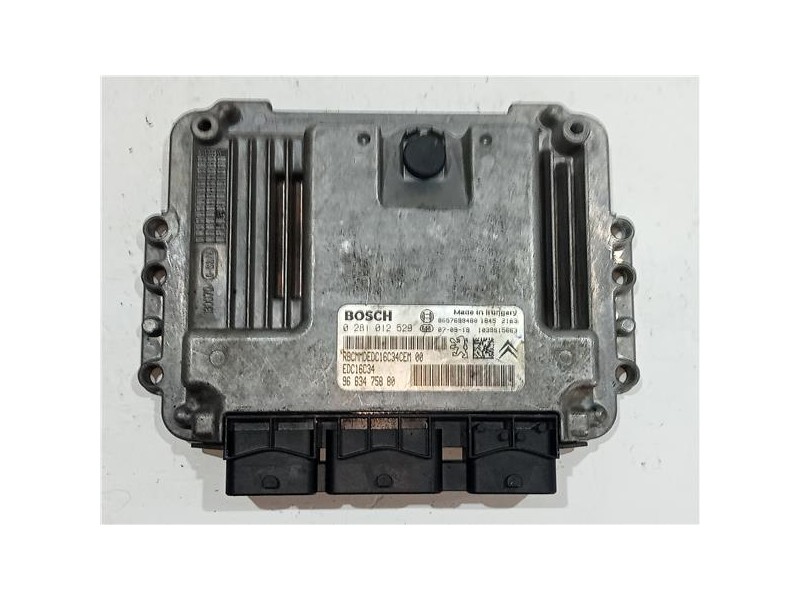Recambio de centralita inyeccion para peugeot 207 (2006) 1.4 confort [1,4 ltr. - 50 kw hdi] referencia OEM IAM 0281012529 EDC16C