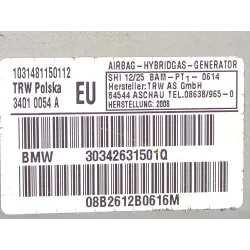 Recambio de airbag lateral delantero izquierdo para bmw x3 (e83) 2.0 sd referencia OEM IAM 34010054A 30342631501Q  