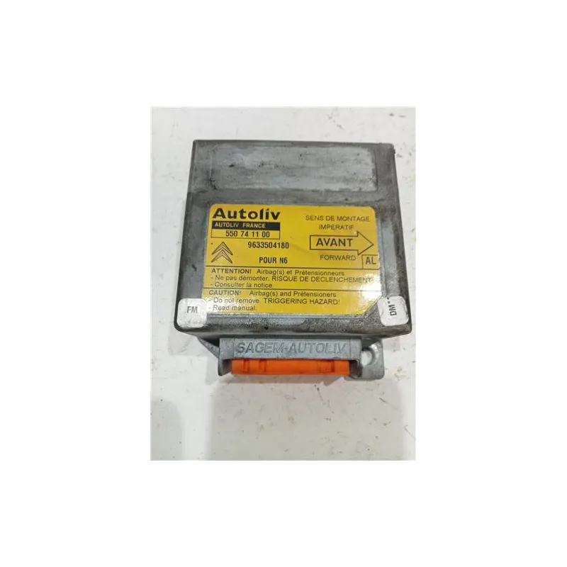 Recambio de centralita airbag para citroën xsara berlina (1997) 1.9 td referencia OEM IAM 550741100  
