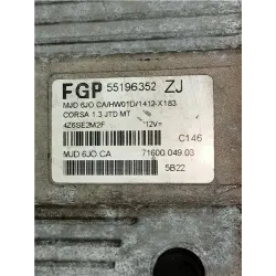 Recambio de centralita inyeccion para opel corsa c (2000) 1.7 dti referencia OEM IAM 55196352ZJ  