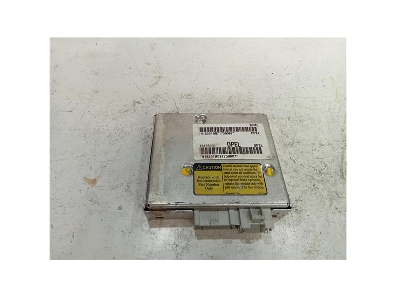 Recambio de centralita abs para opel sintra (1996) 2.2 gls [2,2 ltr. - 104 kw 16v cat (x 22 xe)] referencia OEM IAM 16198391  