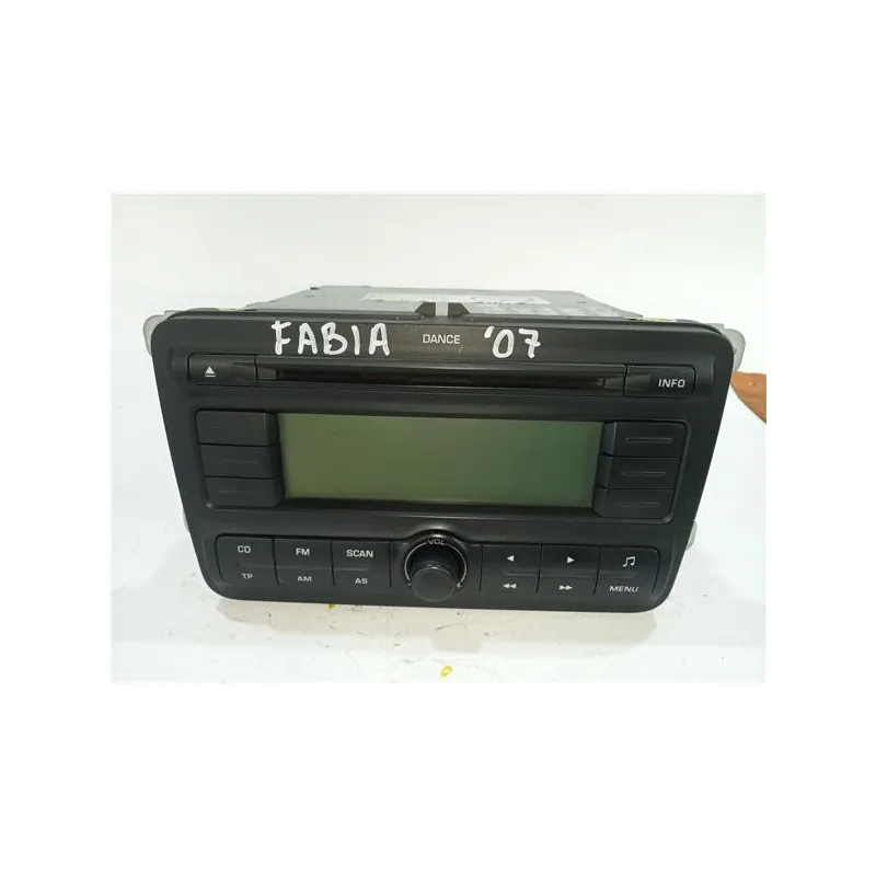 Recambio de radio cd para skoda fabia (5j2)(2007) 1.4 tdi referencia OEM IAM 5J0035161  