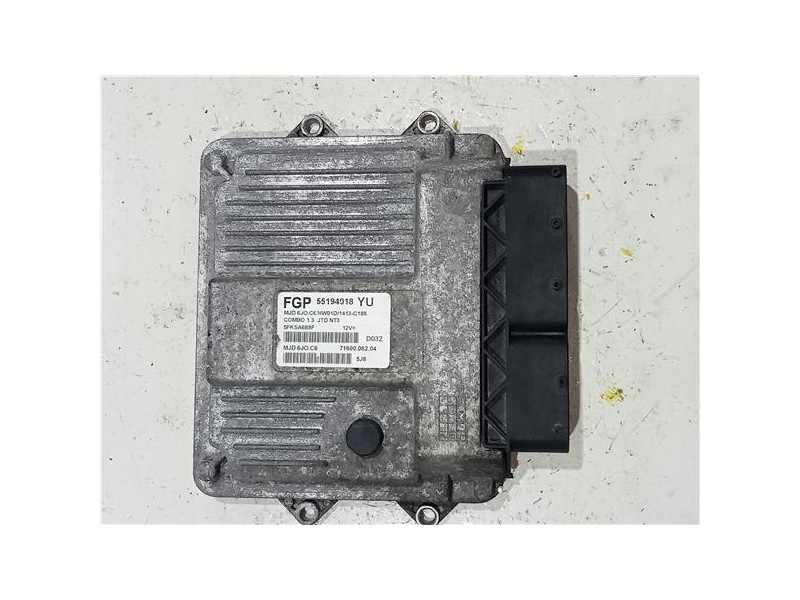 Recambio de centralita inyeccion para opel combo (corsa c)(2001) 1.7 cargo [1,7 ltr. - 48 kw 16v di cat (y 17 dtl / lk8)] refere