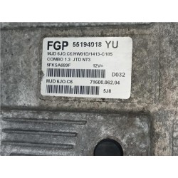 Recambio de centralita inyeccion para opel combo (corsa c)(2001) 1.7 cargo [1,7 ltr. - 48 kw 16v di cat (y 17 dtl / lk8)] refere