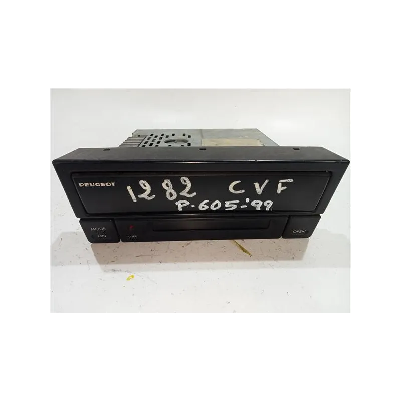 Recambio de radio cd para peugeot 605 (1989) 2.1 turbo diesel referencia OEM IAM 9631466880  