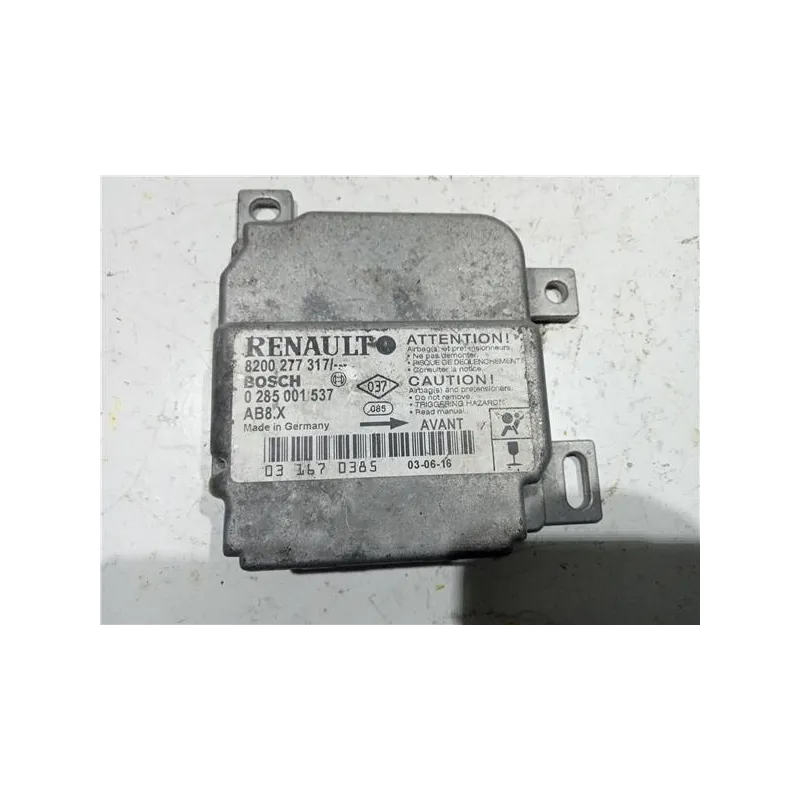 Recambio de centralita airbag para renault clio iii (2005) 1.1 75 cv referencia OEM IAM 8200277317  