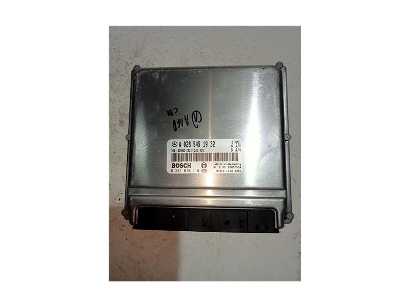 Recambio de centralita inyeccion para mercedes-benz clase a (bm 168)(05.1997) 1.7 170 cdi (168.008) [1,7 ltr. - 66 kw cdi diesel