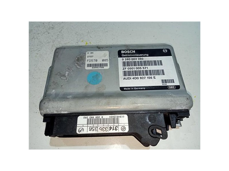 Recambio de centralita inyeccion para audi a8 (d2)(1994) 2.5 tdi [2,5 ltr. - 110 kw v6 24v tdi] referencia OEM IAM 4D0927156E  