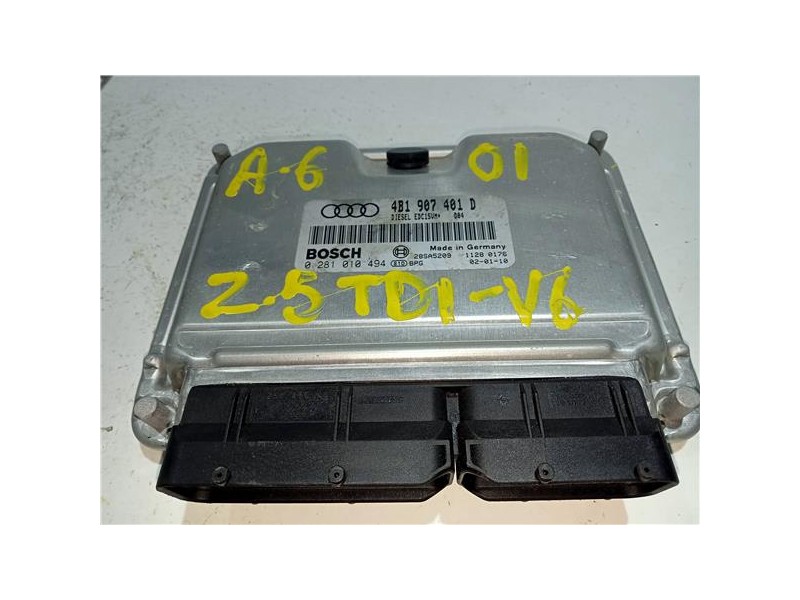 Recambio de centralita inyeccion para audi a6 berlina (4b2)(2001) 2.5 tdi [2,5 ltr. - 114 kw v6 24v tdi cat (aym)] referencia OE