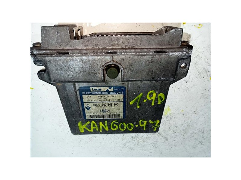 Recambio de centralita inyeccion para renault kangoo i (f/kc0)(1997) d 65 1.9 (kc0e, kc02, kc0j, kc0n) referencia OEM IAM R04080