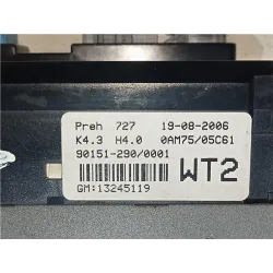 Recambio de mandos climatizador para opel zafira b (2005) 1.9 cdti referencia OEM IAM 901512900001  